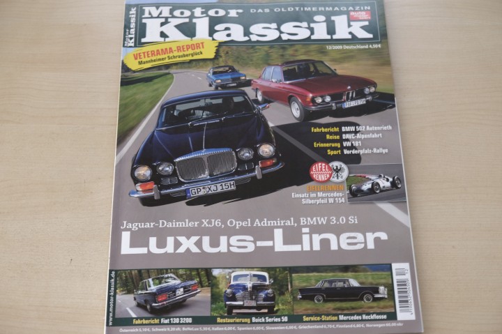 Deckblatt Motor Klassik (12/2009)